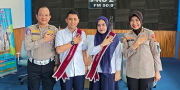 Wujudkan Lalu Lintas Lancar, Personel Polda Jambi Gatur di Titik Rawan Kemacetan