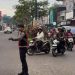 Wujudkan Lalu Lintas Lancar, Personel Polda Jambi Gatur di Titik Rawan Kemacetan