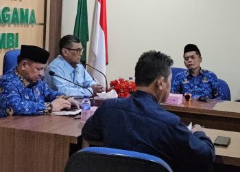 Tim KIP Kanwil Kemenag Jambi Terima Visitasi KI Provinsi Jambi