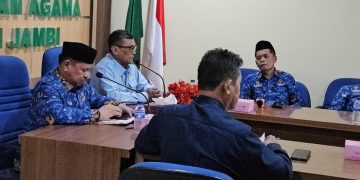 Tim KIP Kanwil Kemenag Jambi Terima Visitasi KI Provinsi Jambi