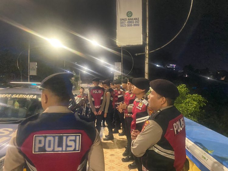 Cegah Aksi Balap Liar dan Geng Motor, Ditsamapta Polda Jambi Gencarkan Patroli Malam
