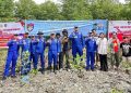 Wujud Semangat Sumpah Pemuda, Ditpolairud Polda Jambi Hijaukan Pesisir Kuala Tungkal
