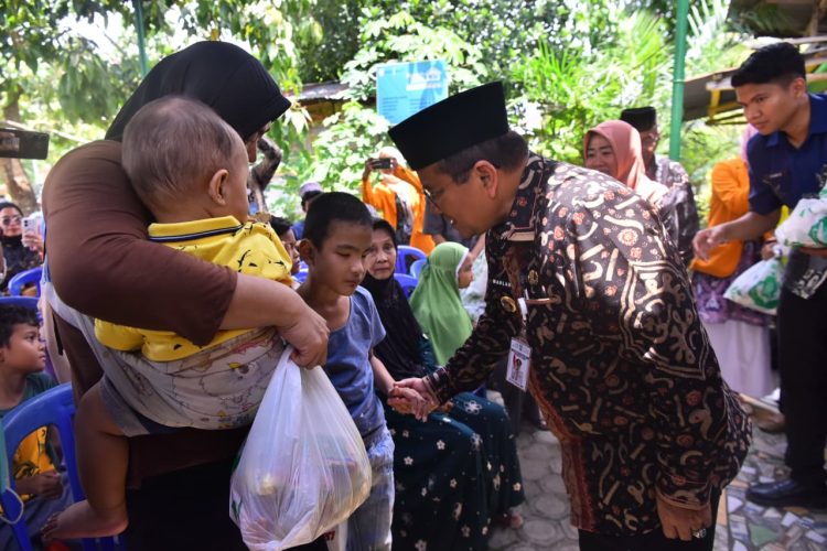 Wali Kota Maulana Launching Program “Basuh Tangan” di Kelurahan Pinang Merah