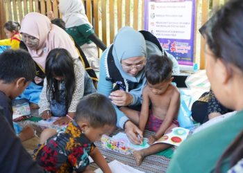 Bunda PAUD Merangin Kunker ke Desa Muara Delang