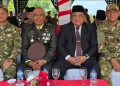 Bupati Merangin Ikuti Upacara HUT ke-80 TNI di Sarolangun