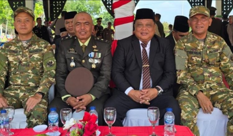Bupati Merangin Ikuti Upacara HUT ke-80 TNI di Sarolangun