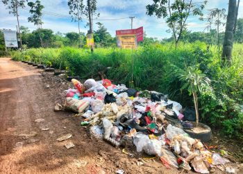 Baru Sehari Ditutup Bupati, Sampah Kembali Menumpuk di TPS Ilegal Pematang Gajah Muaro Jambi
