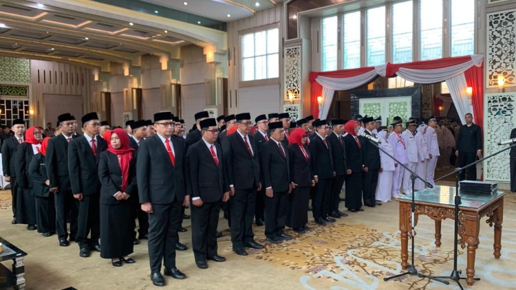 Sembilan Pejabat Eselon II Kota Jambi Resmi Dirombak, Ini daftarnya