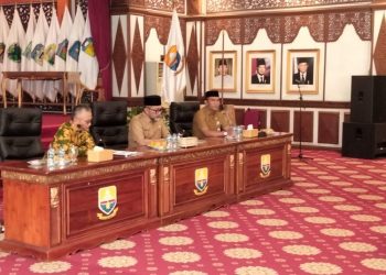 Sekda Sudirman Pimpin Exit Meeting dan Entry Meeting Bersama BPK RI