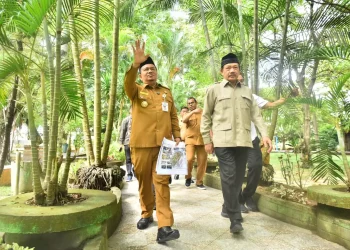 Wali Kota Jambi Dampingi Kepala Baznas RI Tinjau Lokasi Pembangunan ZCorner di Taman Remaja