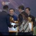 Kepala Desa Suko Awin Jaya Idawati Menggelar Tabligh Akbar Semarak Hari Santri Nasional Tahun 2025, Kegiatan Pawai Obor dan Memberikan Santunan Anak Yatim