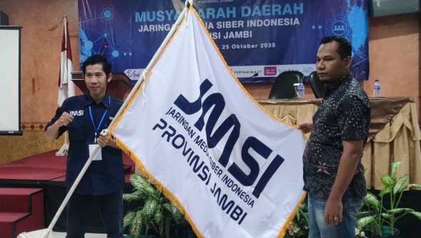 Maskun Sopwan Terpilih Jadi Ketua JMSI Provinsi Jambi Periode 2025/2023