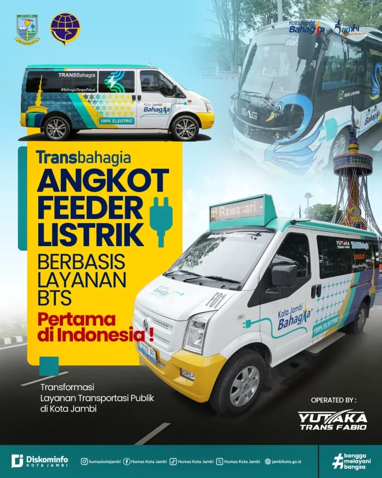 Carnaval Angso Duo 2025 Meriah, Maulana Resmikan Transportasi Listrik Pertama di Indonesia