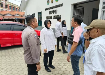 Wujudkan Lalu Lintas Lancar, Personel Polda Jambi Gatur di Titik Rawan Kemacetan
