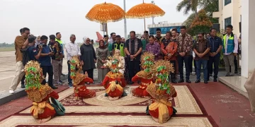 Gubernur Al Haris Sambut Kedatangan Kajati Jambi Sugeng Hariadi di Jambi
