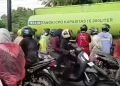 Pemotor Tewas Tergilas Truk Tangki CPO di Perbatasan Kota Jambi