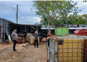 Pelangsir Masih Bebas, Gudang Ilegal Diduga Tampung Solar Subsidi