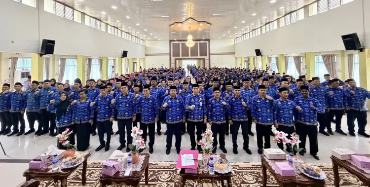 Ketua TP PKK Kabupaten Muaro Jambi Ririn Novianty, SE Membuka Kegiatan Gebyar Lomba Ceria Kader PKK Tingkat Kecamatan Jambi Luar Kota