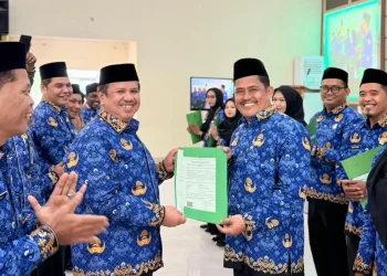 Ketua TP PKK Kabupaten Muaro Jambi Ririn Novianty, SE Membuka Kegiatan Gebyar Lomba Ceria Kader PKK Tingkat Kecamatan Jambi Luar Kota
