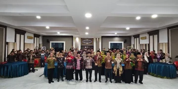 Ketua TP PKK Kabupaten Muaro Jambi Ririn Novianty, SE Membuka Kegiatan Gebyar Lomba Ceria Kader PKK Tingkat Kecamatan Jambi Luar Kota