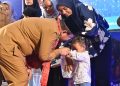 Gandeng PNM, Wali Kota Maulana Serahkan Bantuan Makanan Tambahan Kepada Anak-anak Beresiko Stunting