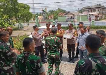 TNI–Polri dan Forkopimcam Sekernan Tunjukkan Soliditas di HUT TNI ke-80