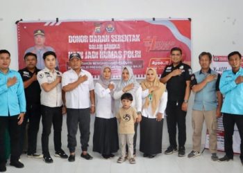 Polres Sarolangun Gelar Donor Darah Sambut HUT ke-74 Humas Polri