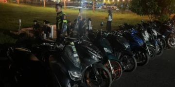 Polsek Sarolangun Amankan 14 Motor dalam Operasi Penertiban Balap Liar