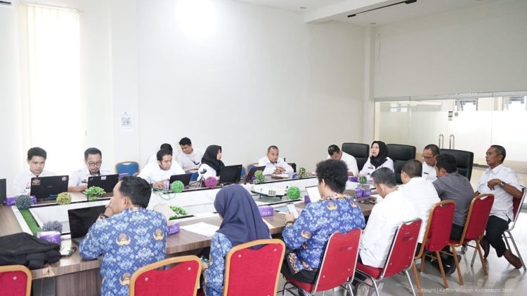 Kanwil Kemenkum Jambi Harmonisasikan 3 Ranperbub Pemkab Muaro Jambi