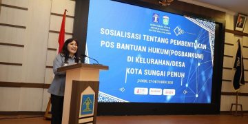 Menuju 100% Desa Sadar Hukum, Kemenkum Jambi Sosialisasikan Pembentukan Posbankum bagi Pemkot Sungai Penuh