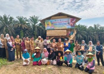 Polsek Muara Bulian Dukung Program Ketahanan Pangan di Desa Kilangan
