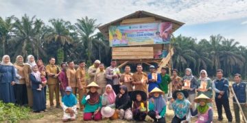 Polsek Muara Bulian Dukung Program Ketahanan Pangan di Desa Kilangan
