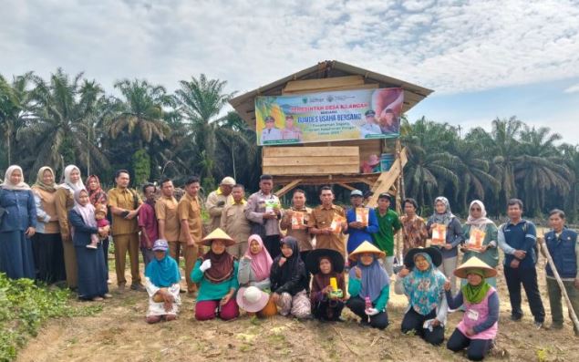 Polsek Muara Bulian Dukung Program Ketahanan Pangan di Desa Kilangan