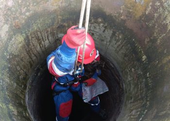 Damkar Jambi Berhasil Selamatkan Kucing Tercebur di Sumur