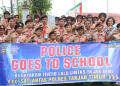 Police Goes To School, Sat Lantas Polres Tanjab Timur Ajak Pelajar Pramuka Budayakan Tertib Lalu Lintas Sejak Dini