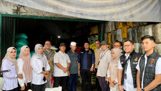 Satgas Pangan Polda Jambi Bersama Bapanas dan Polres Sarolangun Gelar Sidak Serentak Pastikan Harga Beras Sesuai HET
