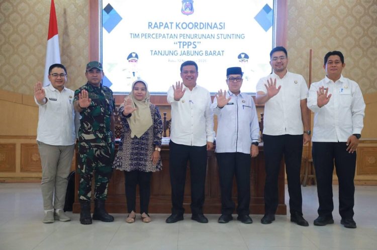 Wabub Tanjab Barat Buka Rakor Tim Percepatan Penurunan Angka Stunting