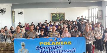 Ditlantas Polda Jambi Gelar “Police Go to Campus”, Ajak Mahasiswa Universitas Nurdin Hamzah Tertib Berlalu Lintas