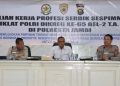 Terima Naskah KKP dari Serdik Sespimmen Dikreg ke-65 Gelombang II, Kapolresta Jambi : Sinergi dan Kontribusi untuk Peningkatan Kinerja Polri