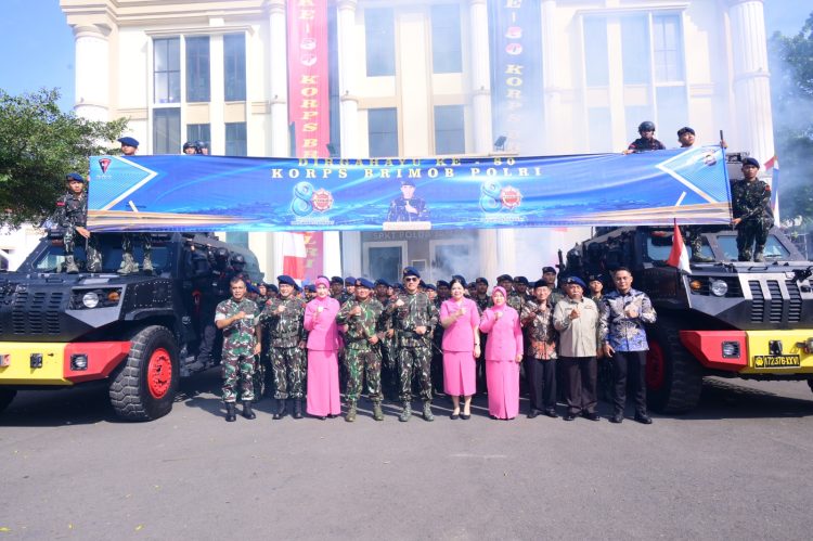 Polda Jambi Gelar Syukuran Hut Korps Brimob Polri Ke-80