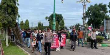 Polres Batanghari Kerahkan Personel Amankan Aksi Penyampaian Aspirasi Warga Desa Benteng Rendah
