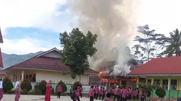 SMKN 5 Kerinci Kebarakaran, 2 Ruangan Ludes Dilahap Api