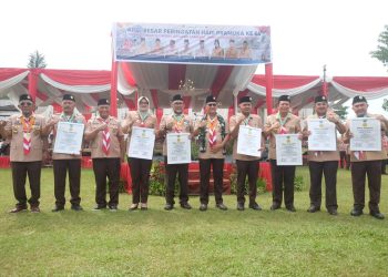 Sekretaris Daerah Kabupaten Muaro Jambi, H. Budhi Hartono, S.Sos, MT Berdialog Bersama TVRI di Kawasan Arena MTQ Kabupaten Muaro Jambi