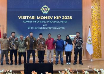 Sambut Kunjungan Monev KI Jambi, Kepala BPK Nyatakan Komitmen Keterbukaan Informasi
