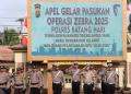 Polres Batanghari Gelar Apel Operasi Zebra 2025 Demi Wujudkan Kamseltibcarlantas Aman dan Nyaman Jelang Ops Lilin 2025