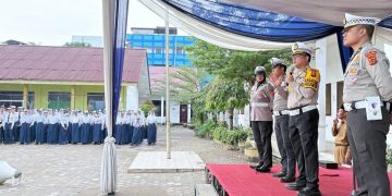 Police Go To School: DITLANTAS POLDA JAMBI Gencarkan Sosialisasi Tertib Berlalu Lintas di SMP N 2 Kota Jambi