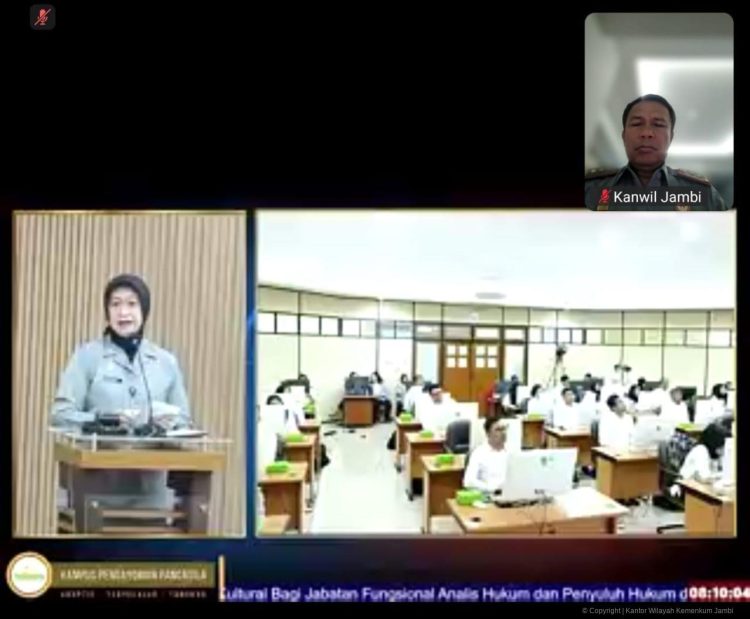 Kanwil Kemenkum Jambi Ikuti DSK 2025 Bahas Dampak Permenkumham Terkait Tarif Layanan Paten dan Hak Cipta