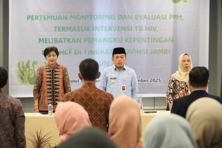 Pemprov Jambi Gelar Pertemuan Monev PPM, Bahas Intervensi TB-HIV Bersama Pemangku Kepentingan