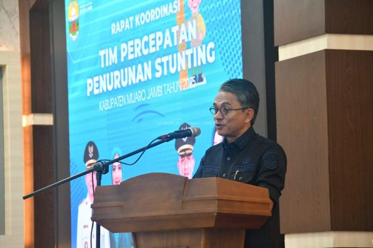 Dinas P2KBP3A Kabupaten Muaro Jambi Melaksanakan Rapat Koordinasi Percepatan Penurunan Stunting Tahun 2025