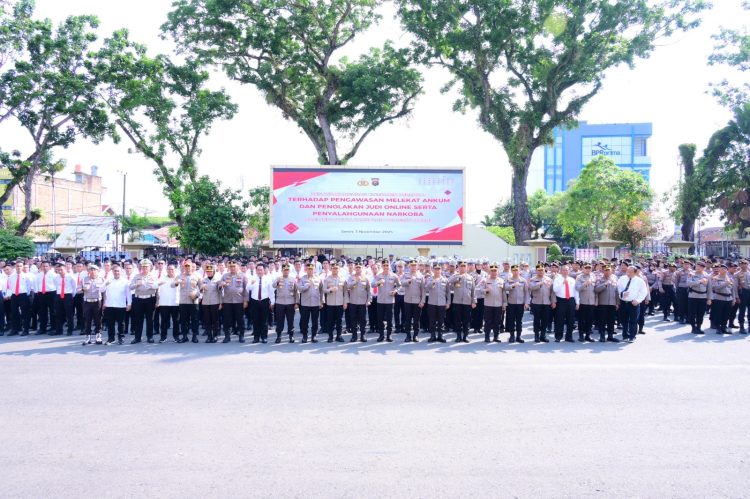 Polda Jambi Gelar Penandatanganan Komitmen Bersama Tolak Judi Online Dan Penyalahgunaan Narkoba